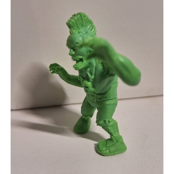 Mash-Up Mike SLUG Zombies 2012 Series 2 Green Zombie Figure Pirate Skull Mohawk - Picture 2 of 5